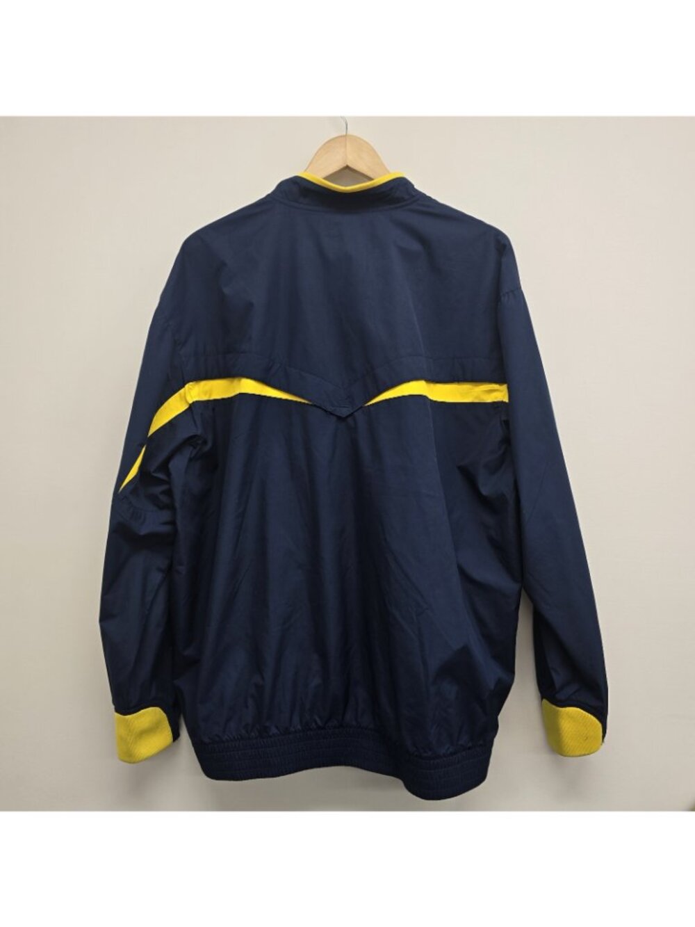 VTG Nike Michigan 1/4 Zip Pullover Jacket Size L College Embroidered U Of M Fan - Picture 2 of 8